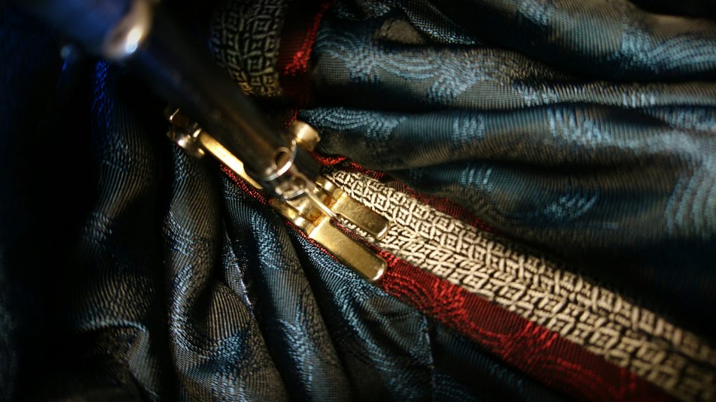 close up sewing foot