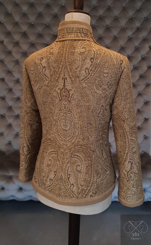 Brown quilted jacket